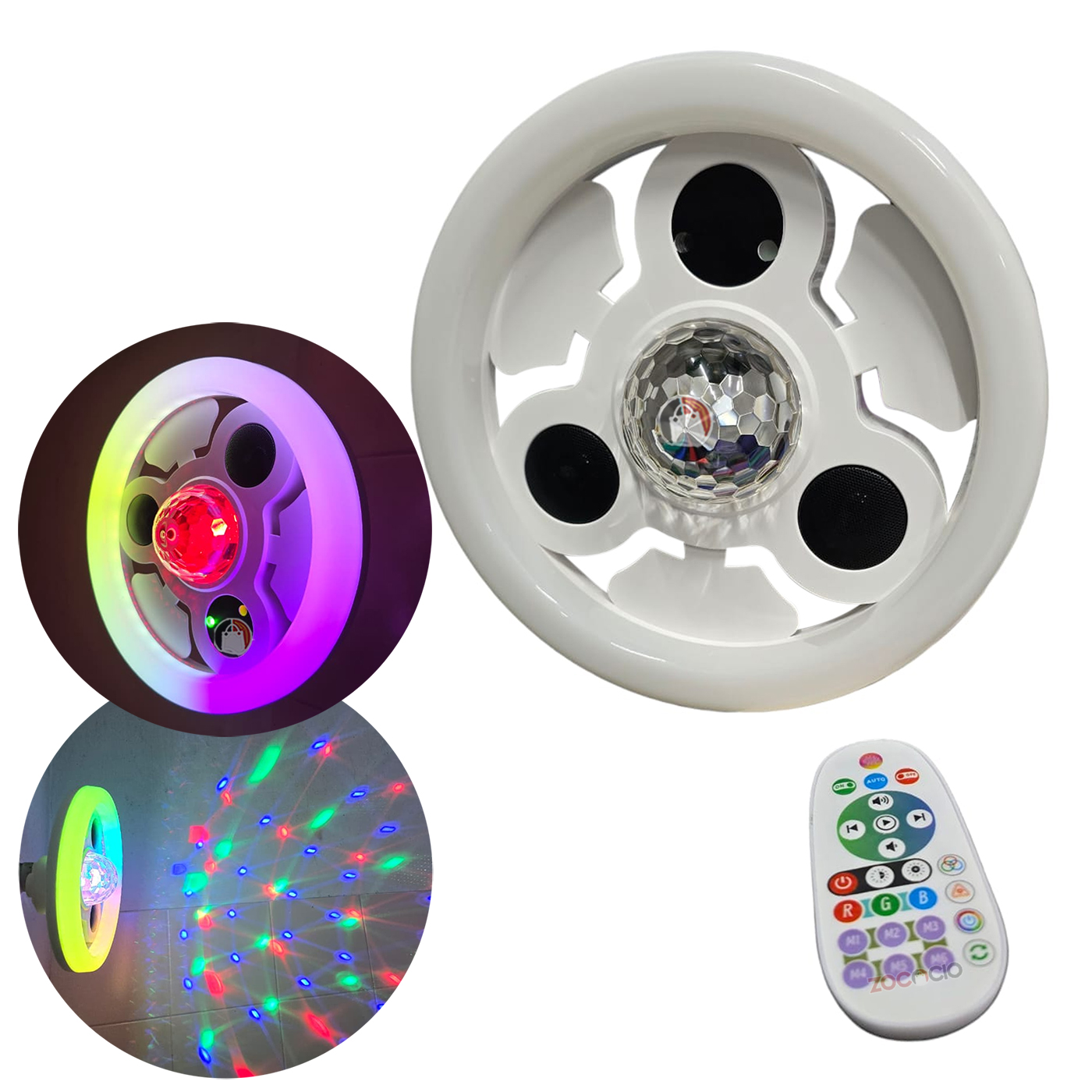 Miniatura 5 de Bombilla Lampara Led Con Figuras De Colo